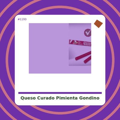 Queso Curado Picante - Gondino- tienda vegana online