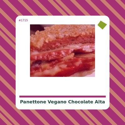 Panettone con Chocolate - Alta Pasticceria Italiana - tienda vegana online