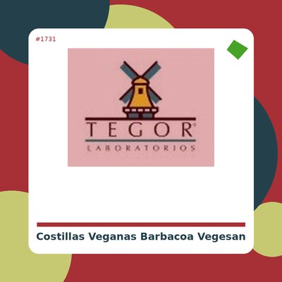 Costillas Veganas a la Barbacoa - Vegesan - tienda vegana online