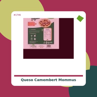 Esto No es un Queso Camembert - Mommus - tienda vegana online