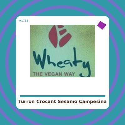 Turrón crocant y sésamo - La Campesina- tienda vegana online