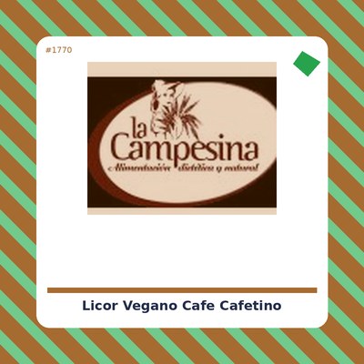 Licor de café - Cafetino - tienda vegana online