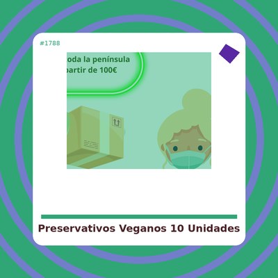 Preservativos veganos 10 unidades - Fair Squared - tienda vegana online