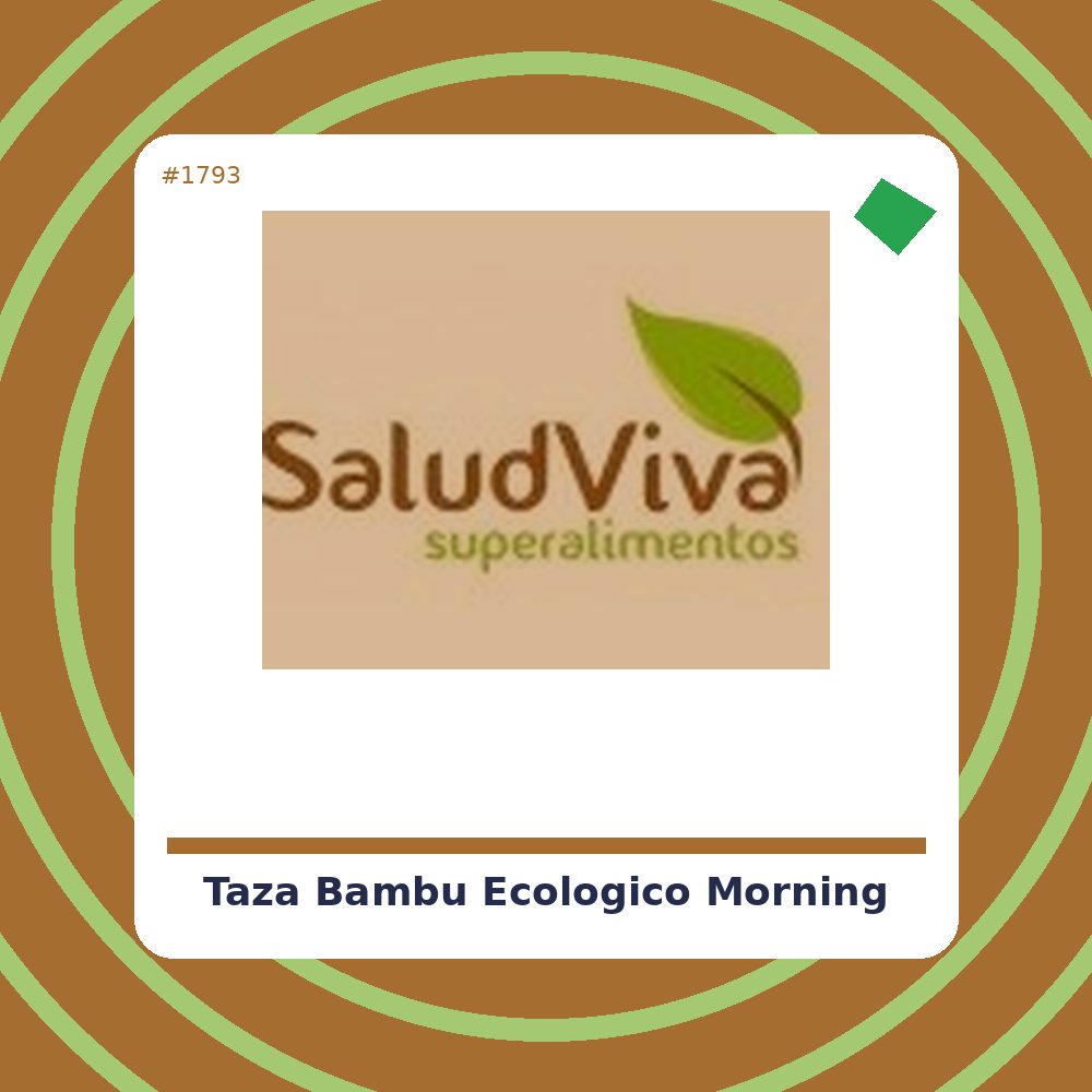 Taza Bambú Ecológico Morning Coffee - Alternativa 3 - tienda vegana online