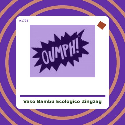 Vaso Bambú Ecológico ZingZag - Alternativa 3 - tienda vegana online
