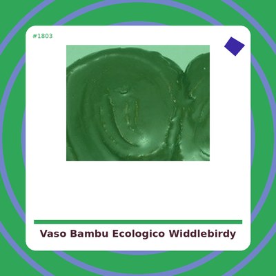 Vaso Bambú Ecológico Widdlebirdy - Alternativa 3 - tienda vegana online