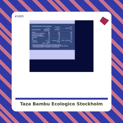 Vaso Bambú Ecológico Stockholm - Alternativa 3 - tienda vegana online