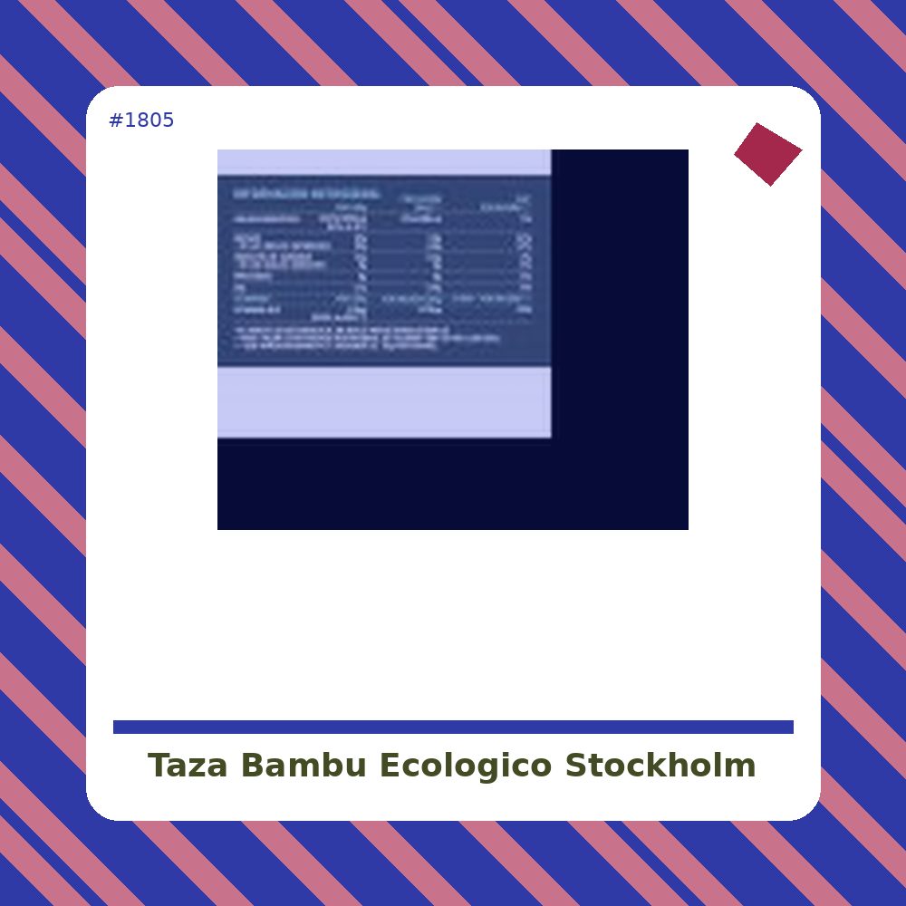 Vaso Bambú Ecológico Stockholm - Alternativa 3 - tienda vegana online