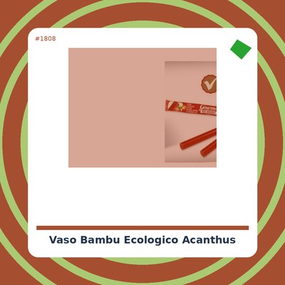 Vaso Bambú Ecológico Acanthus - Alternativa 3 - tienda vegana online