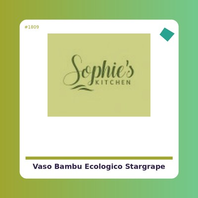 Vaso bambú Ecológico Stargrape - Alternativa 3