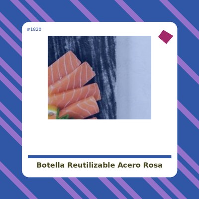Mini botella reutilizable...