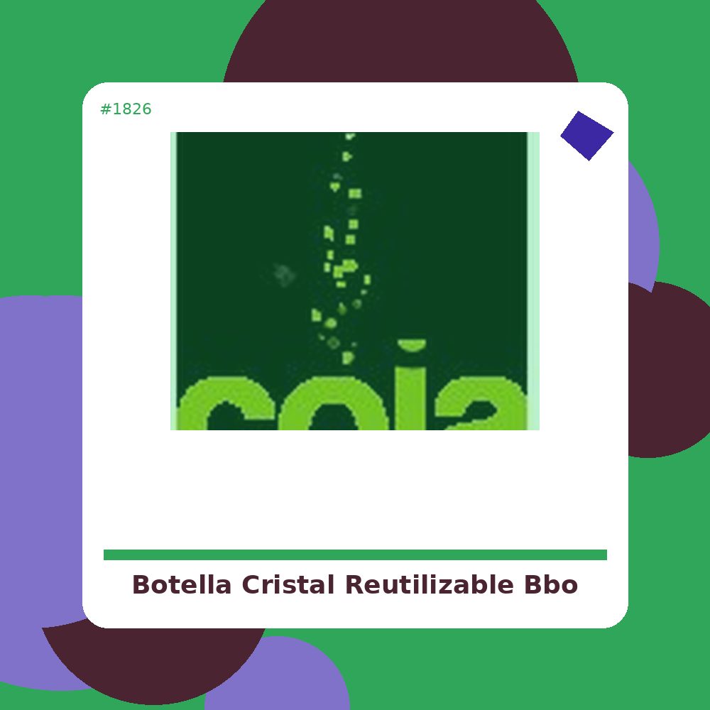 Botella cristal Bbo Azul - Irisana - tienda vegana online