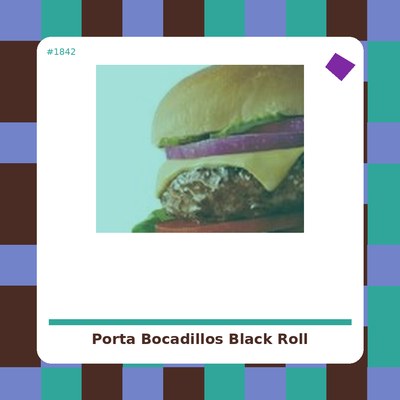 Porta Bocadillos Eco Negro - by Roll'eat - tienda vegana online