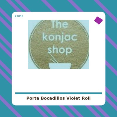 Porta Bocadillos Eco Violeta - by Roll'eat- tienda vegana online