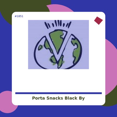 Porta Snacks Tiles Negro - by Roll'eat - tienda vegana online