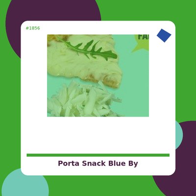 Porta Snacks Tiles Azul - by Roll'eat- tienda vegana online