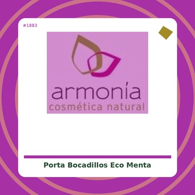 Porta bocadillos square verde menta - by Roll'eat - tienda vegana online