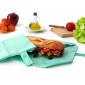 Porta bocadillos square verde menta - by Roll'eat - tienda vegana online