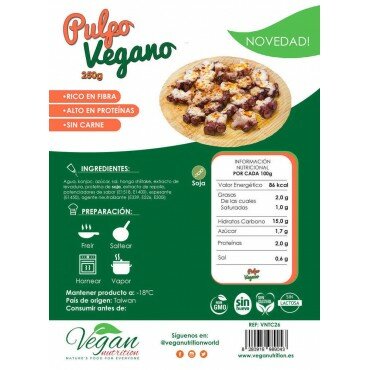 Pulpo Vegano - Vegan Nutrition - tienda vegana online
