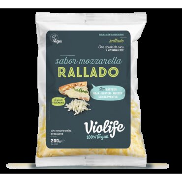 Mozzarella rallado - Violife - tienda vegana online