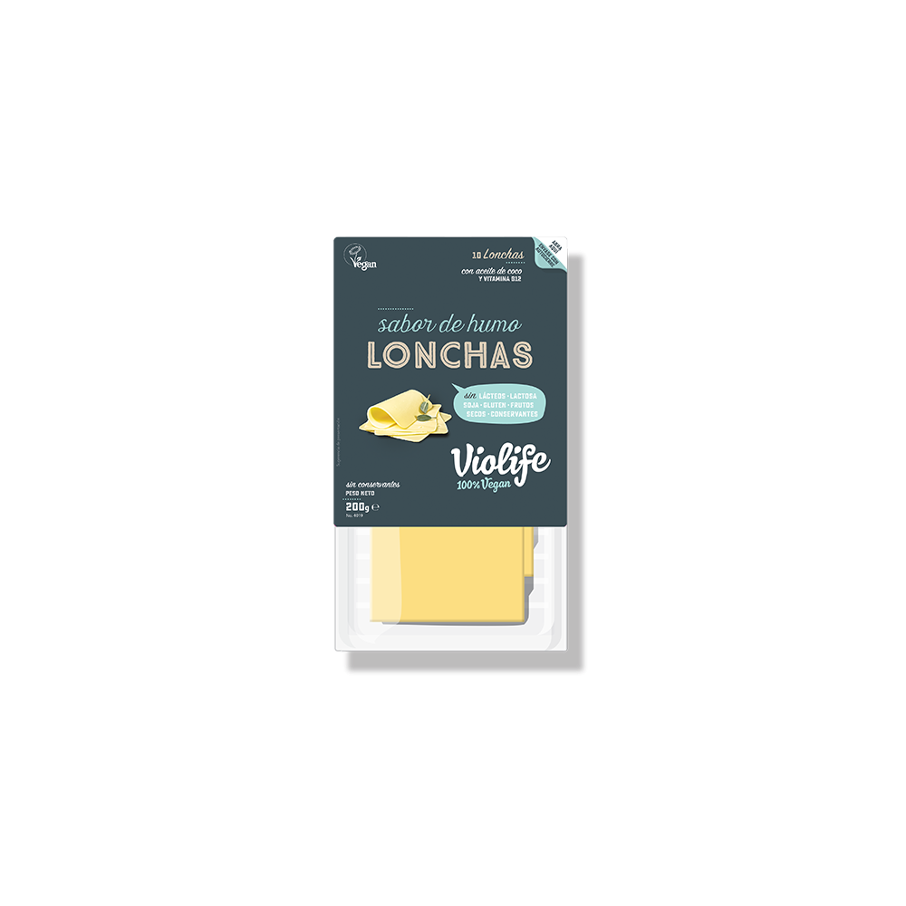 Queso Ahumado en lonchas - Violife - tienda vegana online