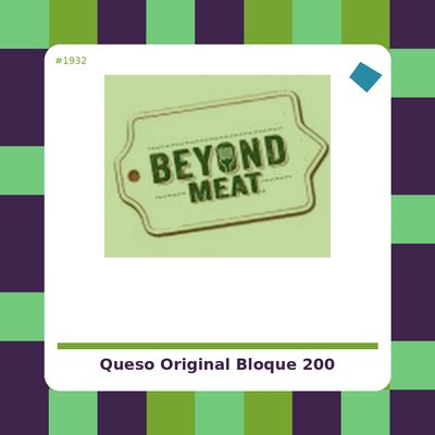 Queso Original en bloque 200 G. - Violife - tienda vegana online