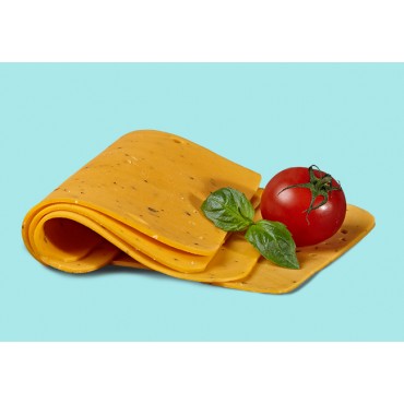 Queso Lonchas Tomate Albahaca - Violife - tienda vegana online