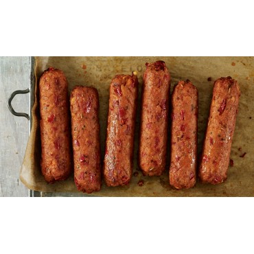 Salchichas con Chorizo y Pimiento - Linda McCartney - tienda vegana online