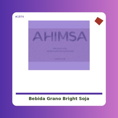 Bebida Grano Bright de soja instantánea 400 g. - GranoVita - tienda vegana online