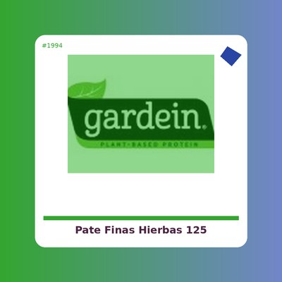 Paté Finas Hierbas 125 g. Granovita - tienda vegana online