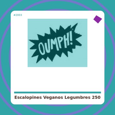 Escalopines de legumbres 250 g. - GranoVita - tienda vegana online
