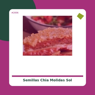 Semillas de Chía Molidas 200 g.- Sol Natural- tienda vegana online