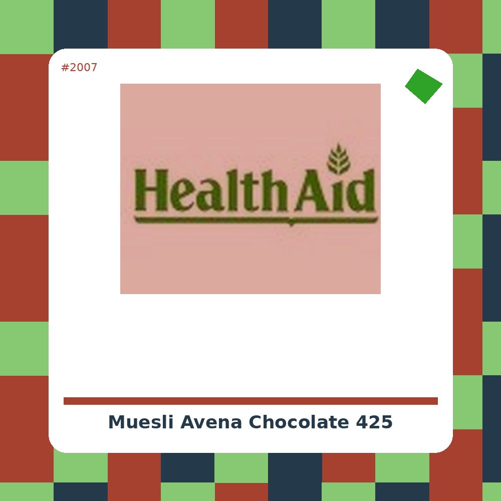 Muesli Avena con Chocolate 425 g. Sol Natural - tienda vegana online