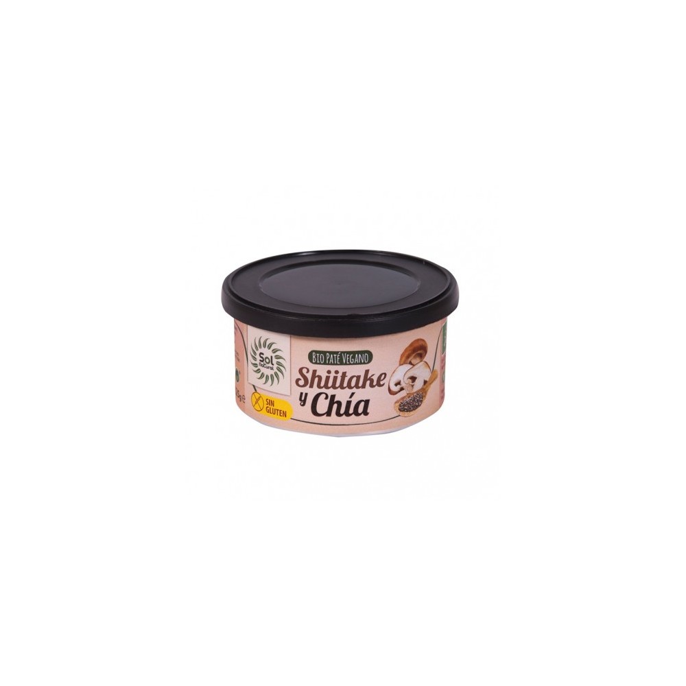 Paté Shiitake y Chía 125 g. Sol Natural - tienda vegana online