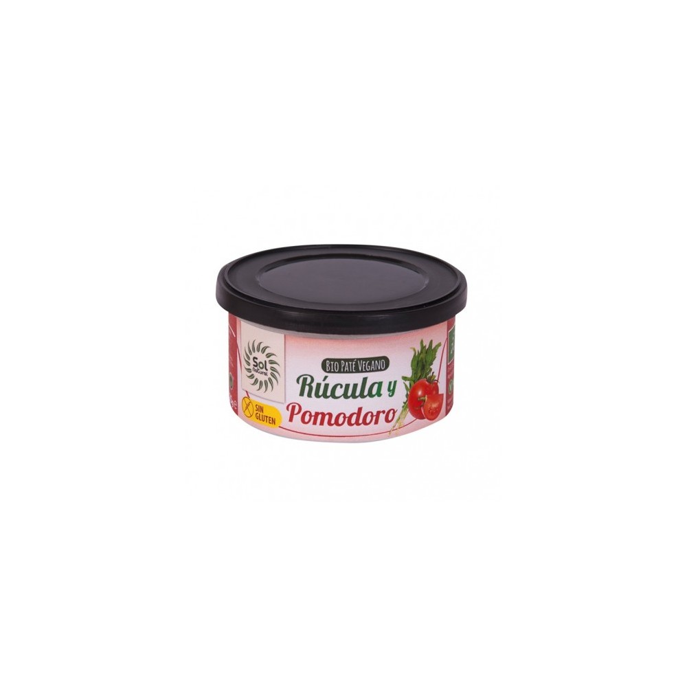 Paté Rúcula y Pomodoro 125 g. Sol Natural - tienda vegana online