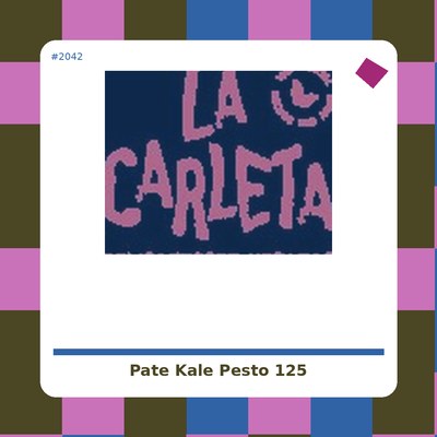 Paté Kale con Pesto 125 g. Sol Natural - tienda vegana online