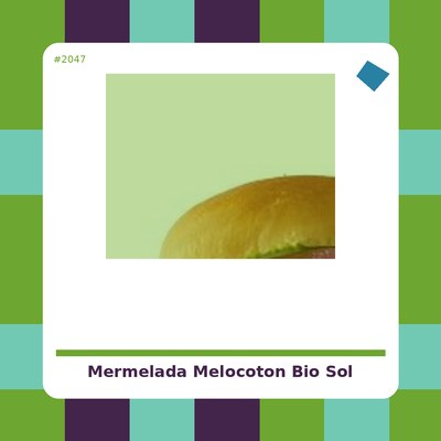 Mermelada de Melocotón Bio...