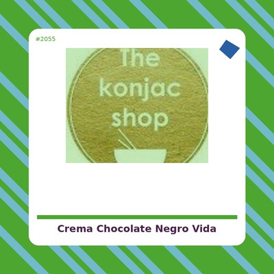 Crema Chocolate Negro - La Vida Vegan - tienda vegana online