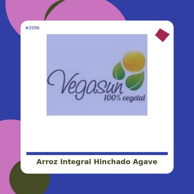 Arroz Integral hinchado con Agave y Cacao 350 g. - El Granero Integral - tienda vegana online