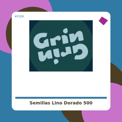 Semillas de Lino Dorado 500...