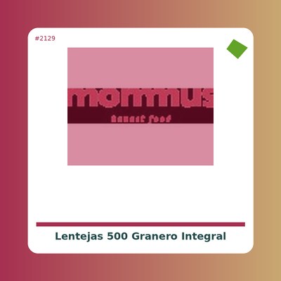 Lentejas 500 g. - El Granero Integral - tienda vegana online