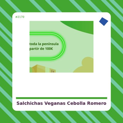 Salchichas con Cebolla y Romero - Linda McCartney - tienda vegana online