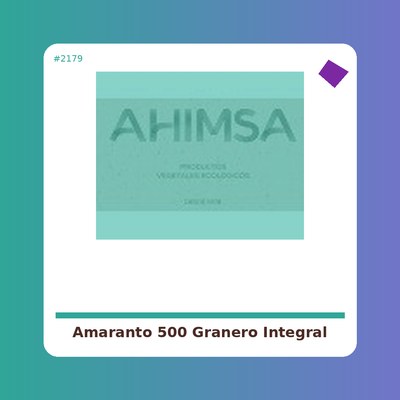 Amaranto 500 g. - El Granero Integral - tienda vegana online