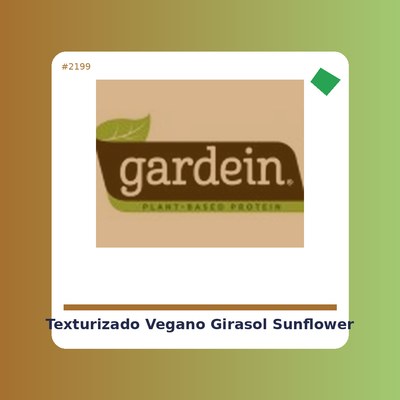 Texturizado de Girasol de Sunflower Family - Tienda vegana online