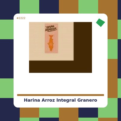 Harina de Arroz Integral 500 g. - El Granero Integral - tienda vegana online
