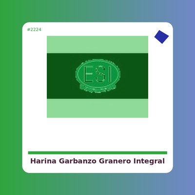 Harina de Garbanzo 500 g. - El Granero Integral - tienda vegana online