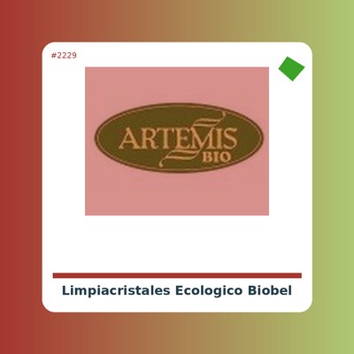 Limpiacristales ecológico en spray Biobel- Tienda vegana online