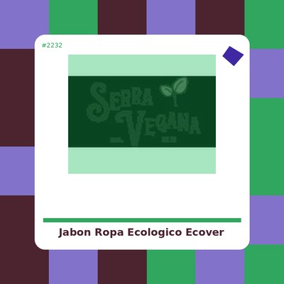 Jabón Ropa Ecológico- Tienda vegana online