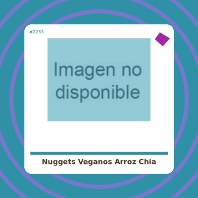 Nuggets veganos de Arroz y Chía sin gluten de Fry's - Tienda Vegana Online