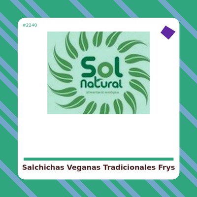 Salchichas Tradicionales de Fry's- Tienda Vegana Online